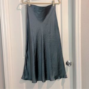 Elegant Gray-blue Women's Skirt